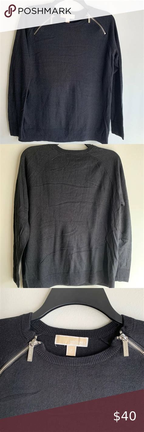 michael kors sweater zipper back|Brands .